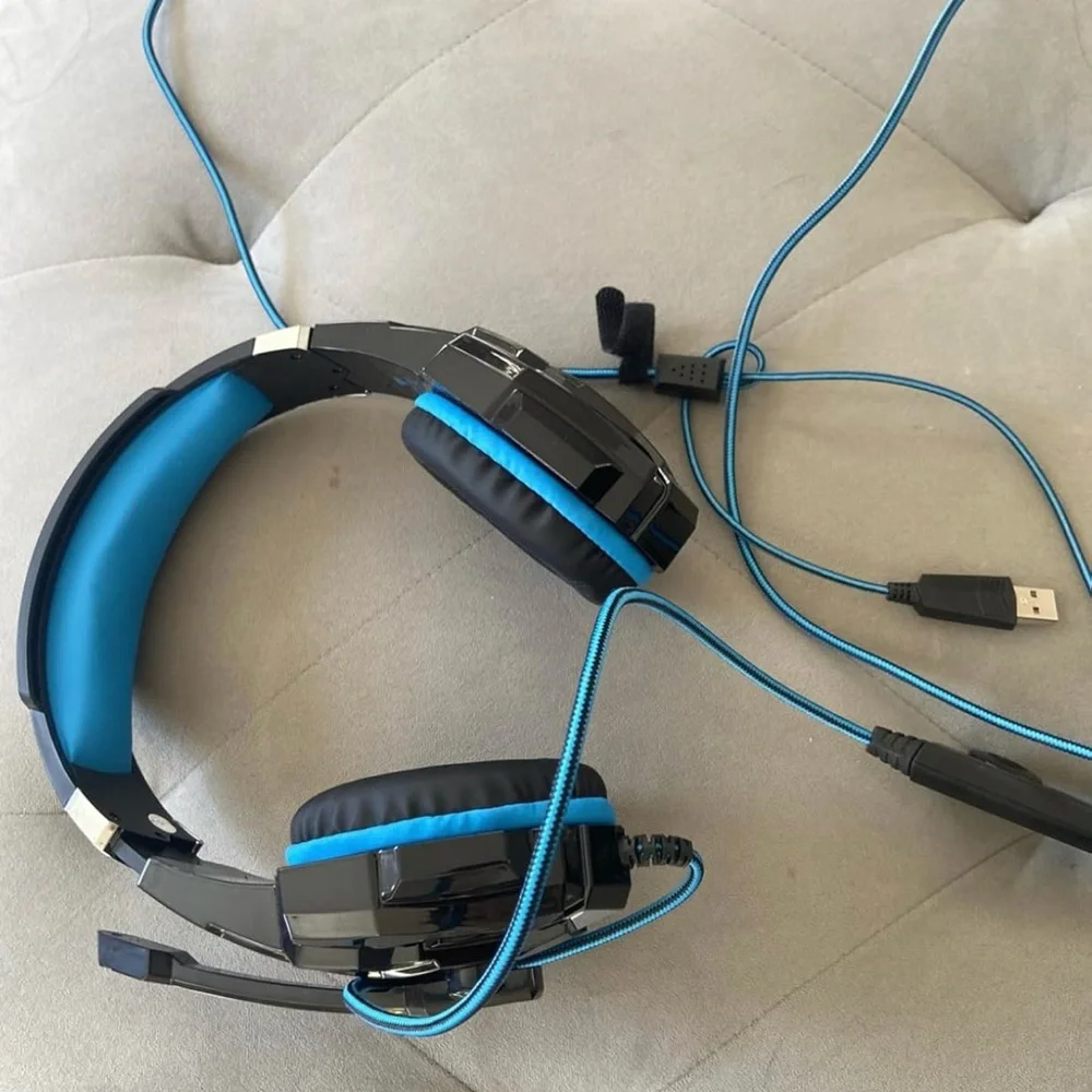 G9000 Stereo Gaming Headset for PS4 PC Xbox One PS5 Controller